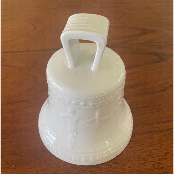 KPM Freiheitsglocke 1950 Freedom Bell White Porcelain Berlin Germany - Picture 1 of 15